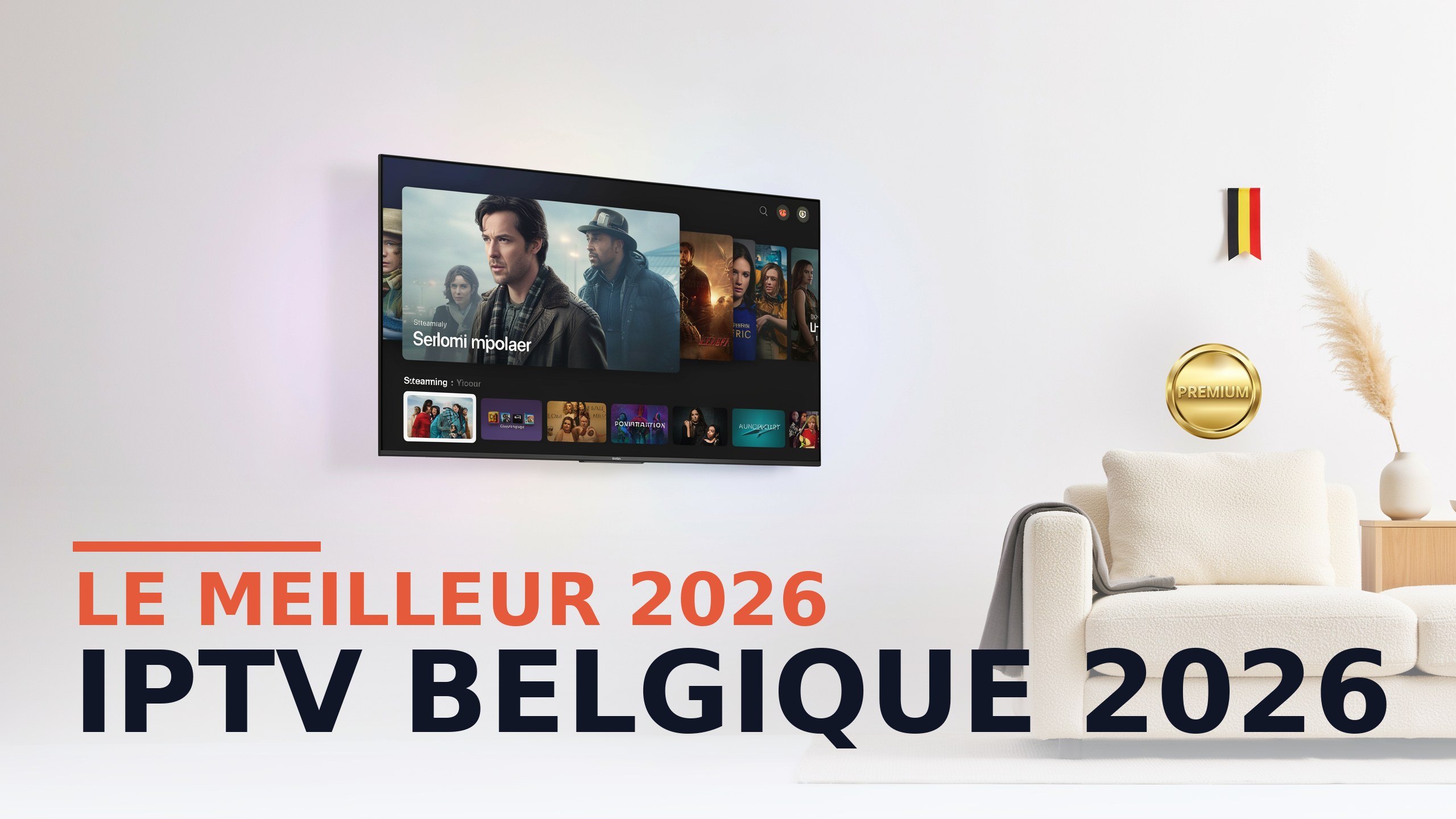 Top 4 IPTV Belgique testés 2026 | Meilleurs services